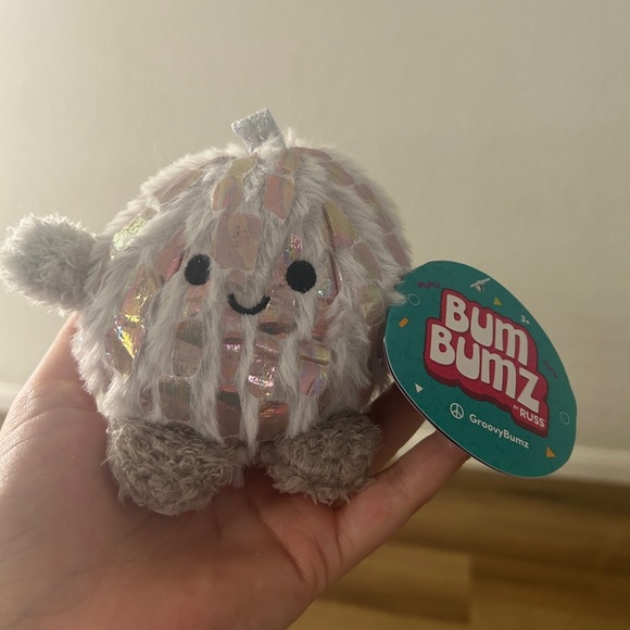 BumBumz by RUSS Disco Ball Plush – GroovyBumz, Mini, Sparkle Edition – NWT - Picture 4 of 4